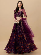 Designer Wedding Wear Embroidered Lehenga Choli